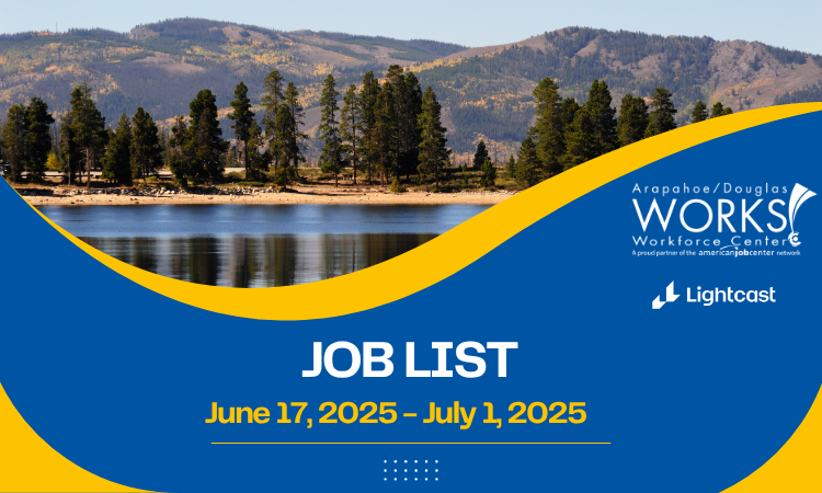 Job List Cover June 17, 2025 - July 1, 2025 featuring Arapaho Bay