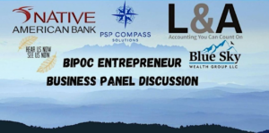 Grow your business, a panel discussion for BIPOC Entrepreneurs.