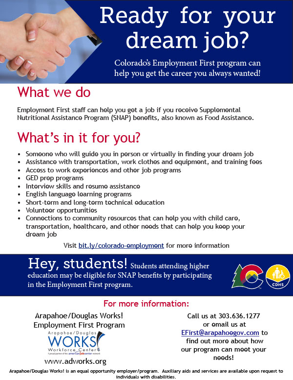 Employment First flyer cover
