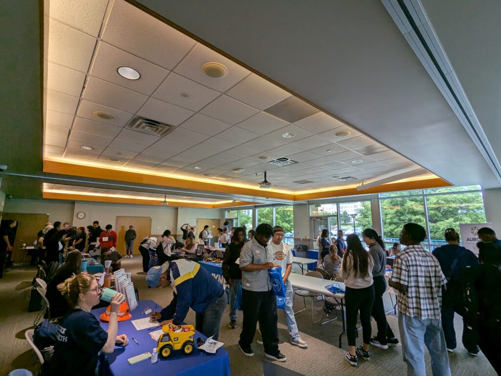 GSJH Job Fair with multiple attendees and employers