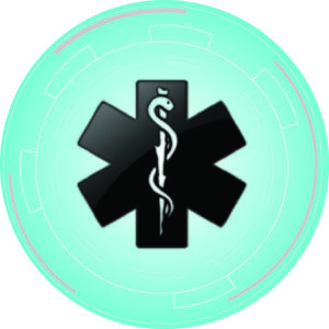 Graphique de bouton de soins de santé