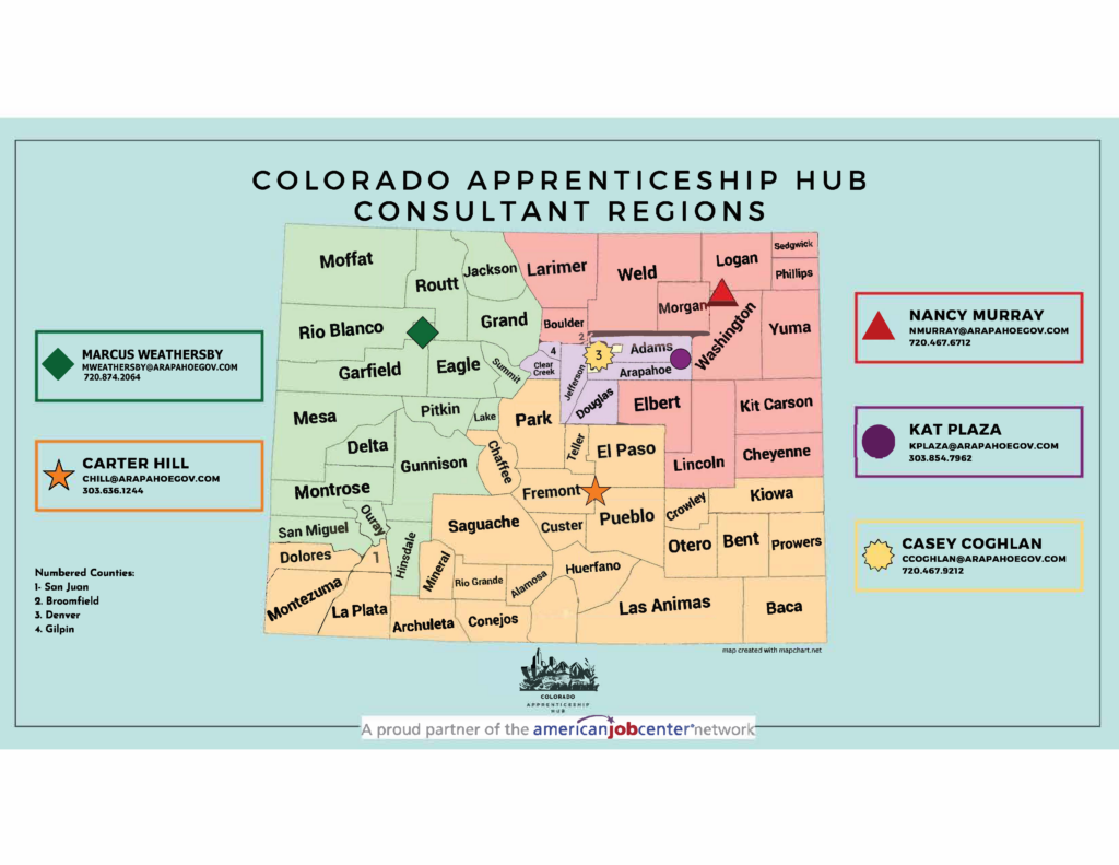 Map of CO Hub Regions Updated 1-21-25