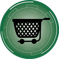 Graphique du bouton de vente au détail Graphique du bouton de vente au détail