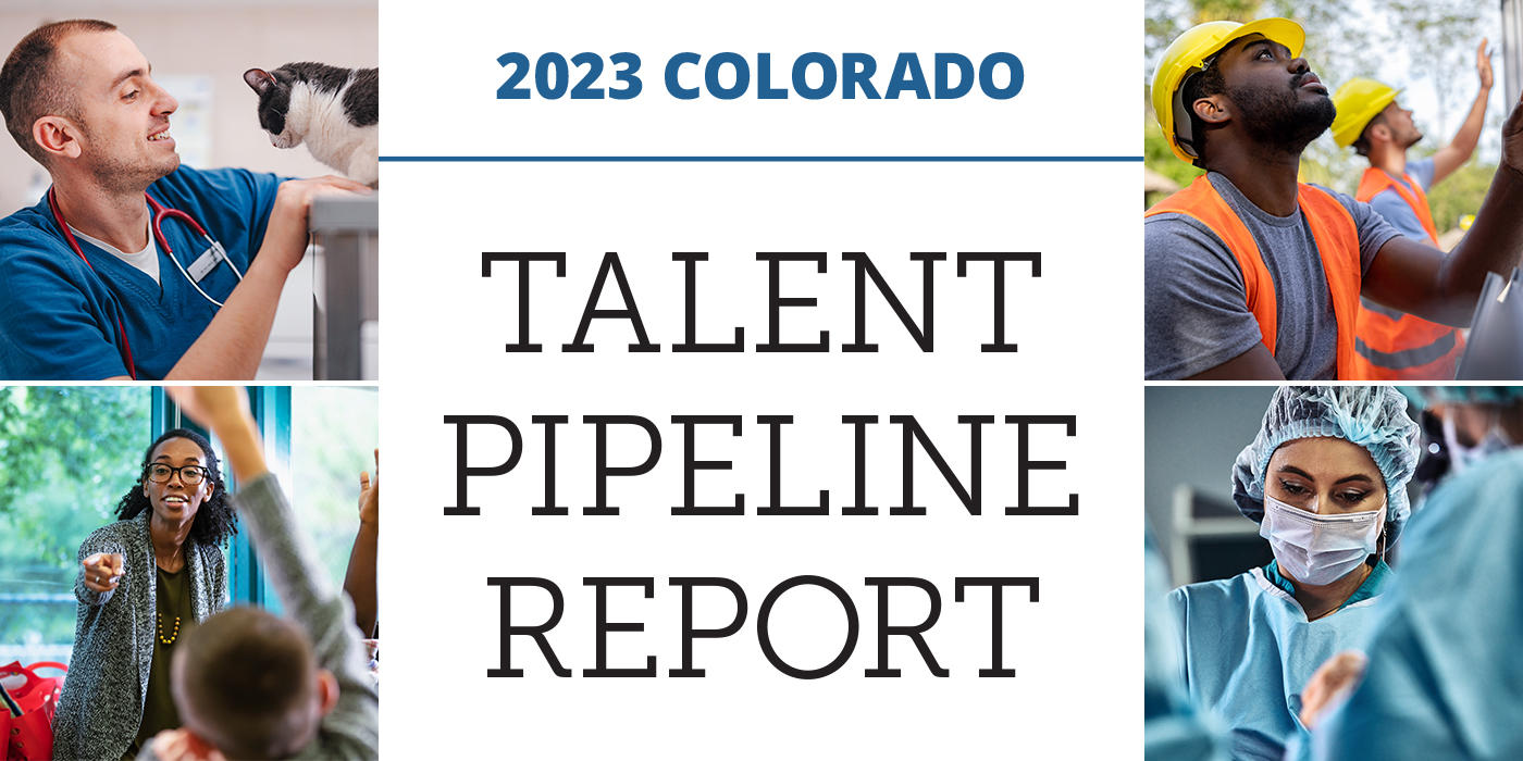 The Colorado Workforce Development Council (CWDC) released the 2023 Talent Pipeline Report on Dec. 15, 2023. This tenth iteration of the Talent Pipeline Report analyzes and explains labor market information, highlights talent development strategies, and provides data-informed opportunities to enhance the talent pipeline in Colorado.