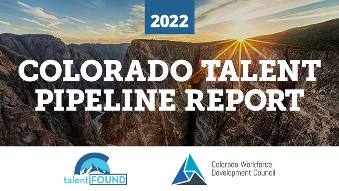 El Consejo de Desarrollo de la Fuerza Laboral de Colorado (CWDC) publicó el 2022 Talent Pipeline Report el 13 de diciembre de 2022. Esta novena iteración del Talent Pipeline Report analiza y explica la información del mercado laboral, destaca las estrategias de desarrollo de talentos y brinda oportunidades basadas en datos para mejorar la tubería de talento en Colorado.
