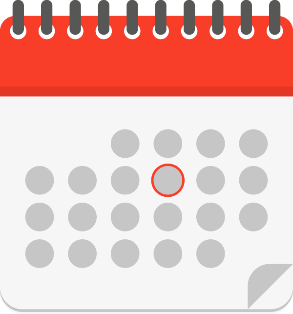 icono de ilustración de calendario
